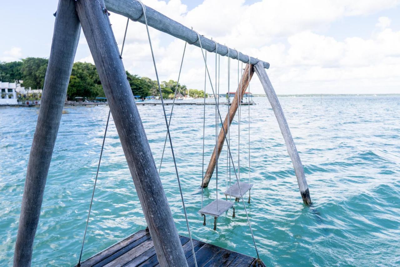 Lagoon Front Hut: Daily Cleaning, Bikes & Kayaks! Bacalar Luaran gambar