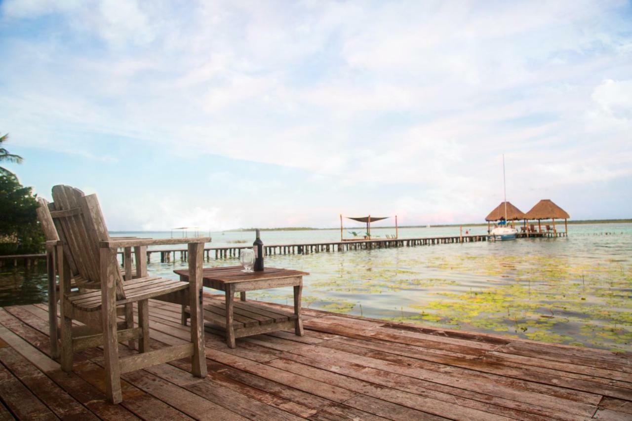 Lagoon Front Hut: Daily Cleaning, Bikes & Kayaks! Bacalar Luaran gambar